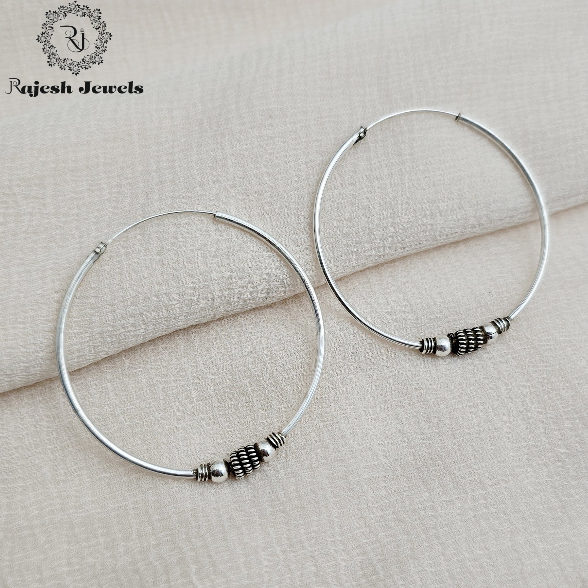Majestic Oxidised Bali Earrings