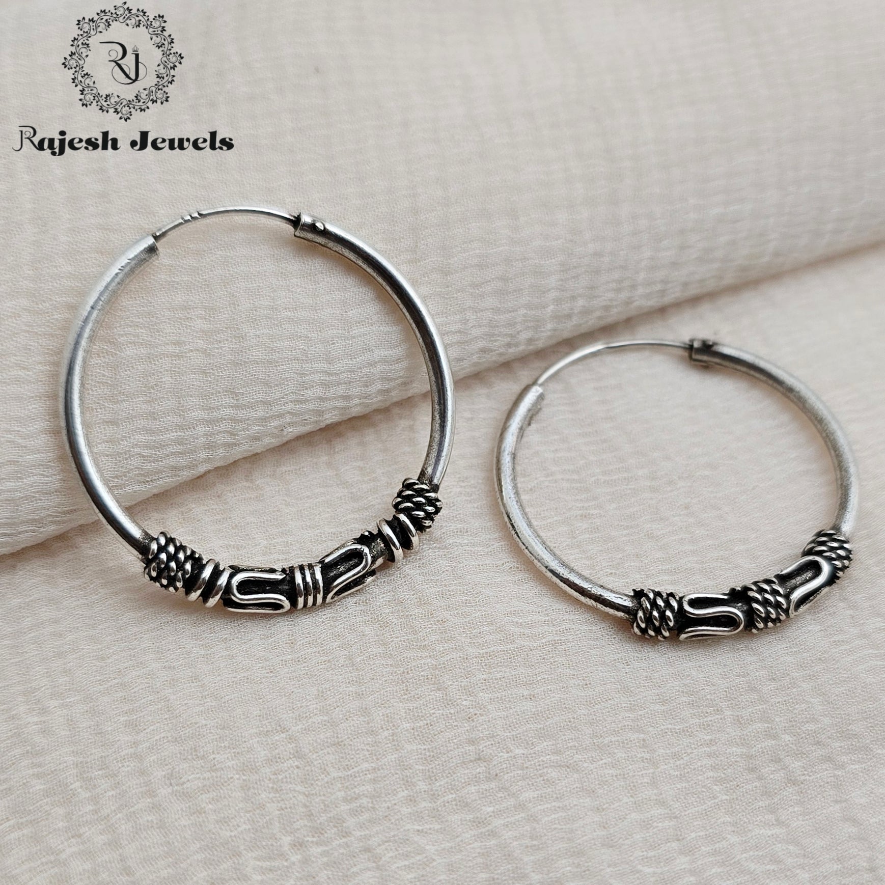 Classy Oxidised Bali Earrings