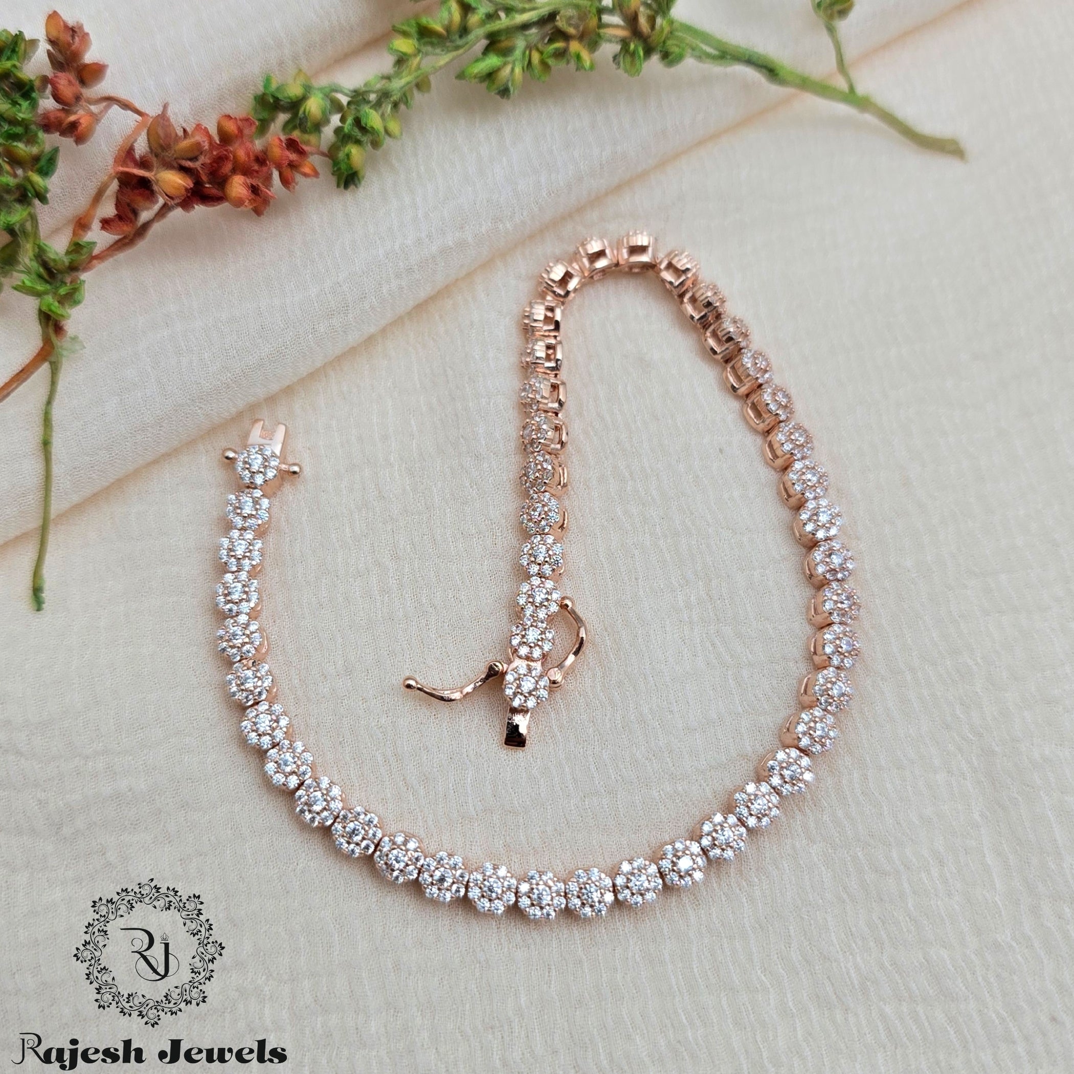 Glorified Rosegold Tennis Bracelet