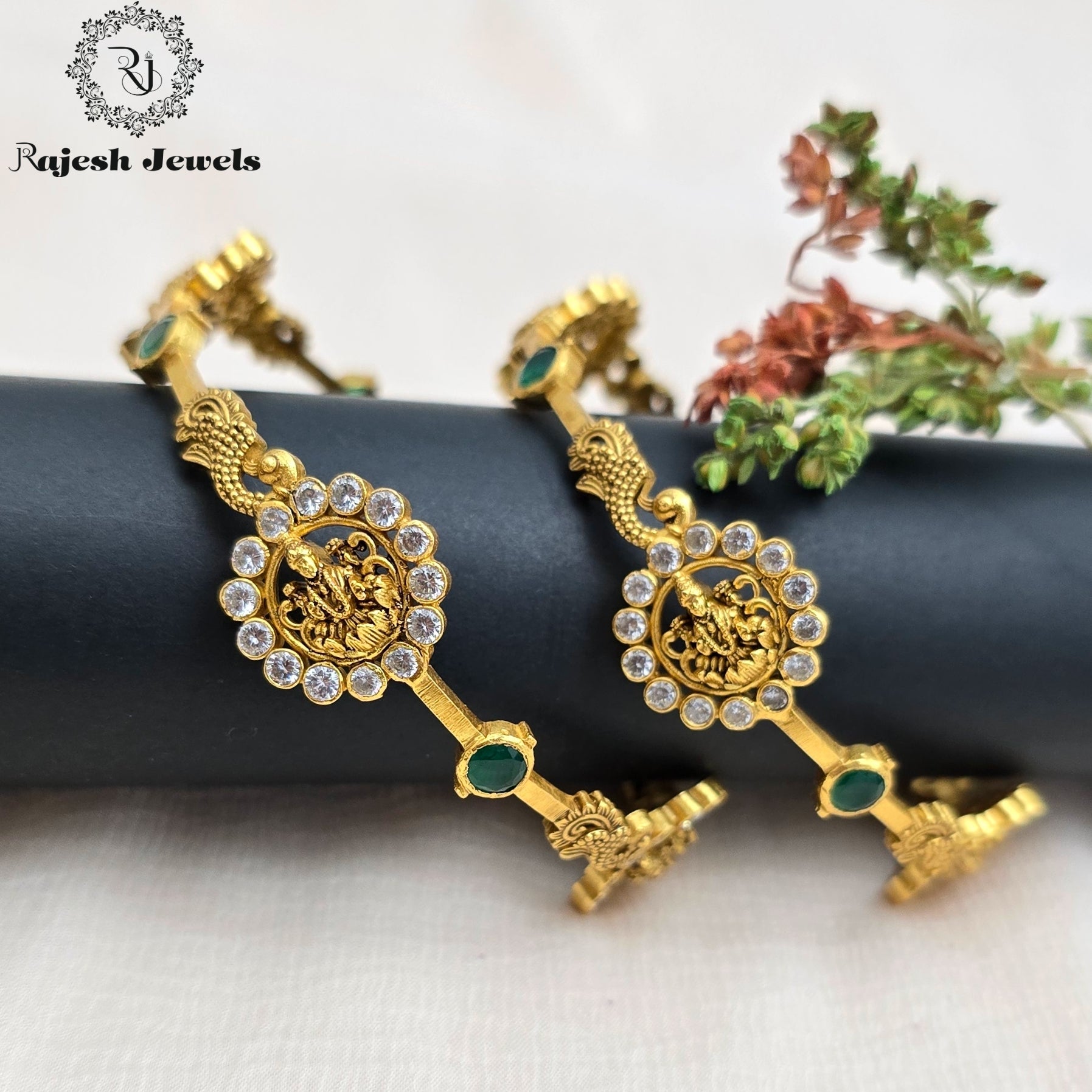 Radiant Lakshmi Gold Plated Bangles Size 2.6