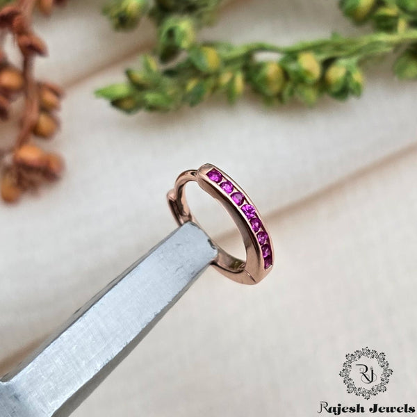 Radiant Rosegold Sania Mirza Bali Nosepins