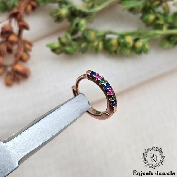 Elegant Rosegold Sania Mirza Bali Nosepins