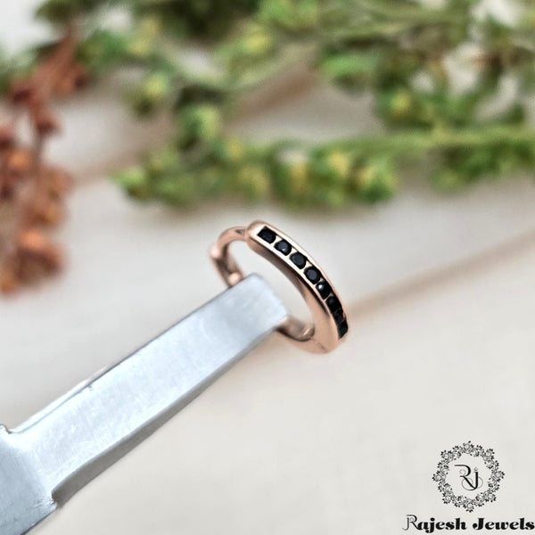 Black Rosegold Sania Mirza Bali Nosepins