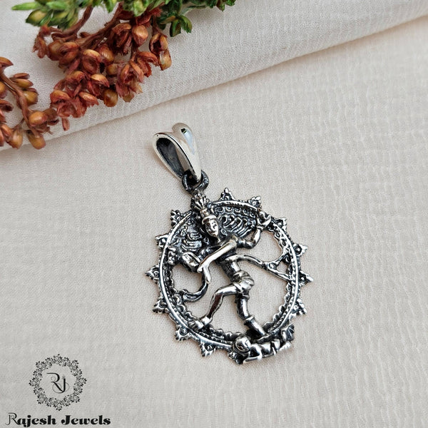 Lord Natraj Oxidised Pendant