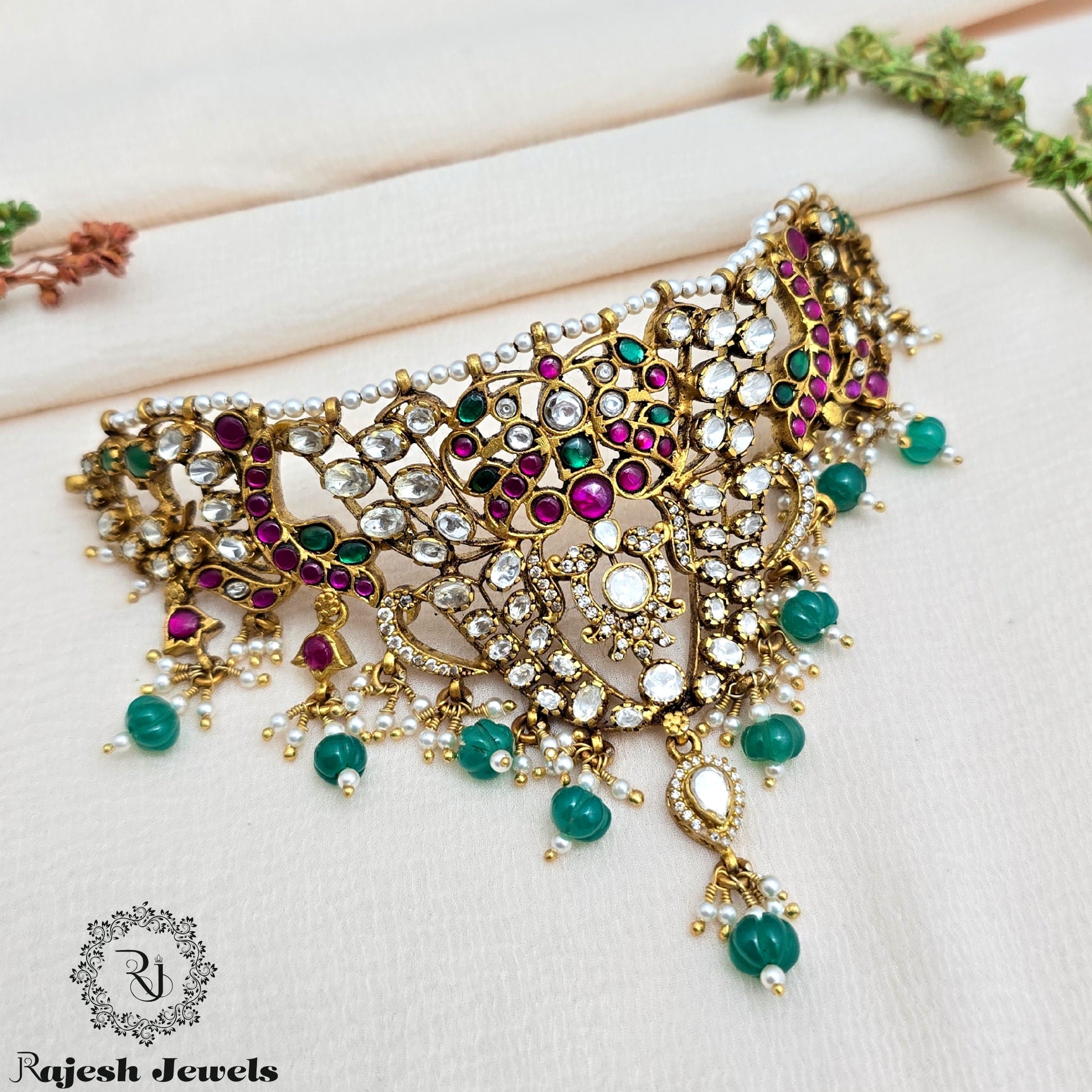 Bespoke Moissanite Choker Neckpiece