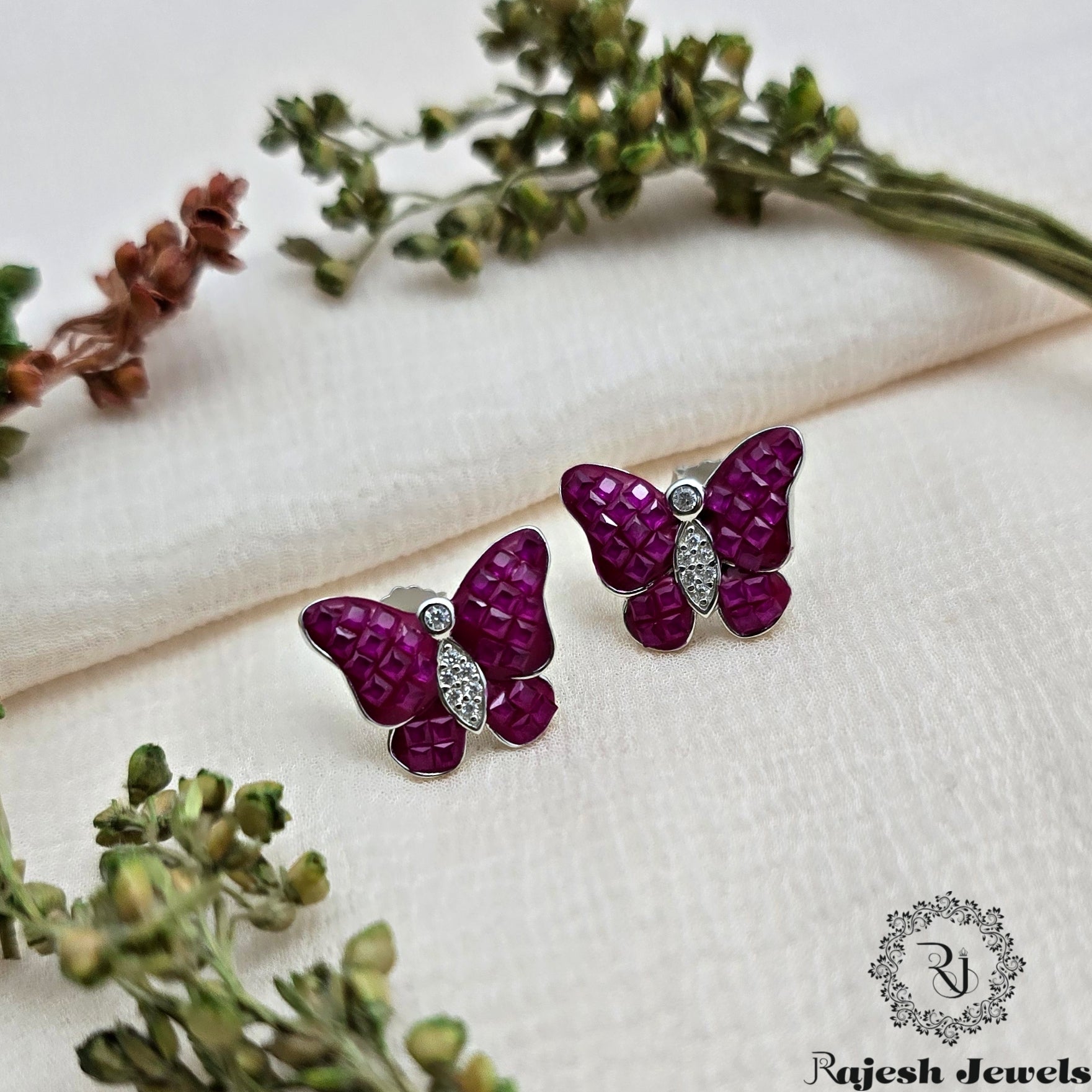 Butterfly Cz Studs