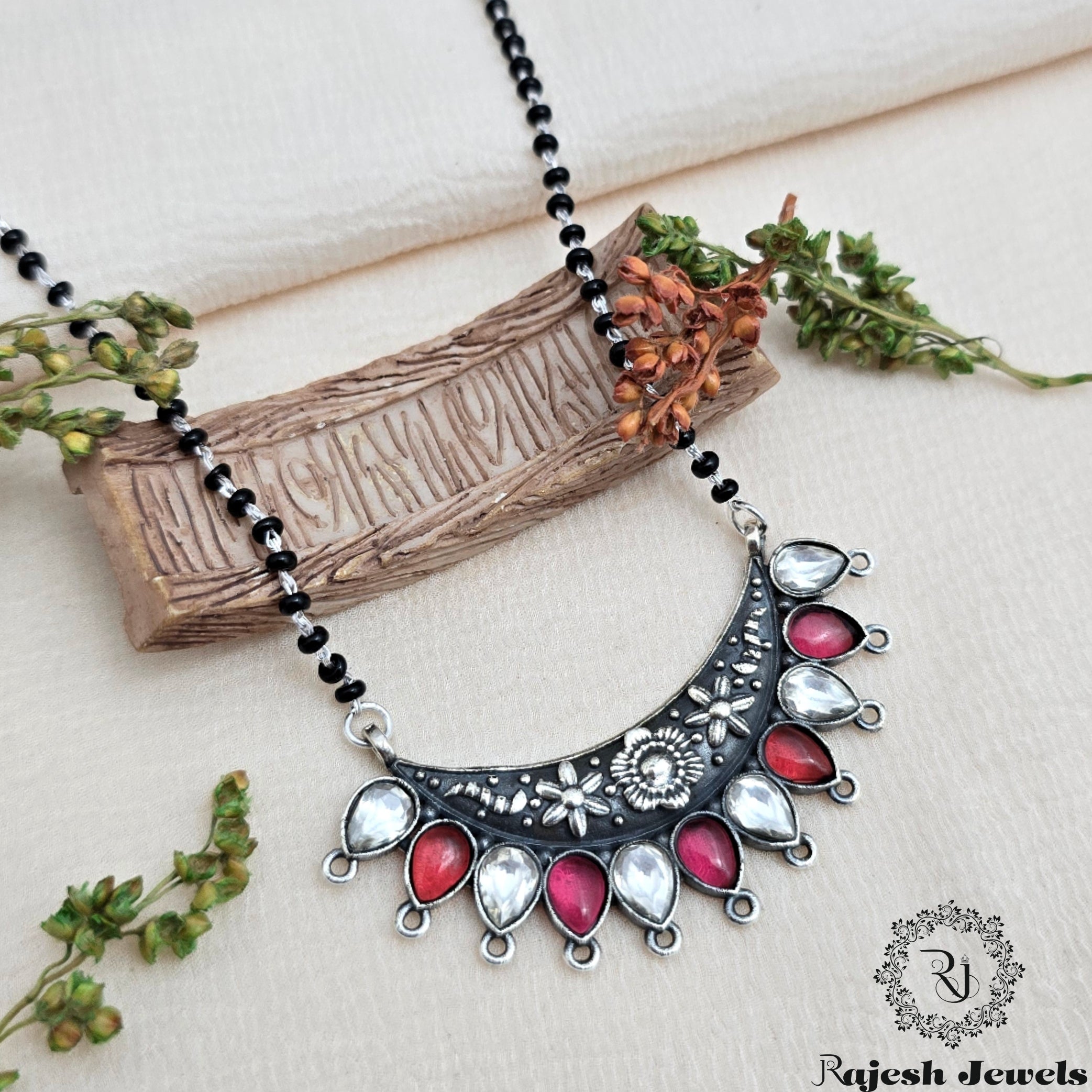 Fabulous Silver Blackbead Mangalsutra