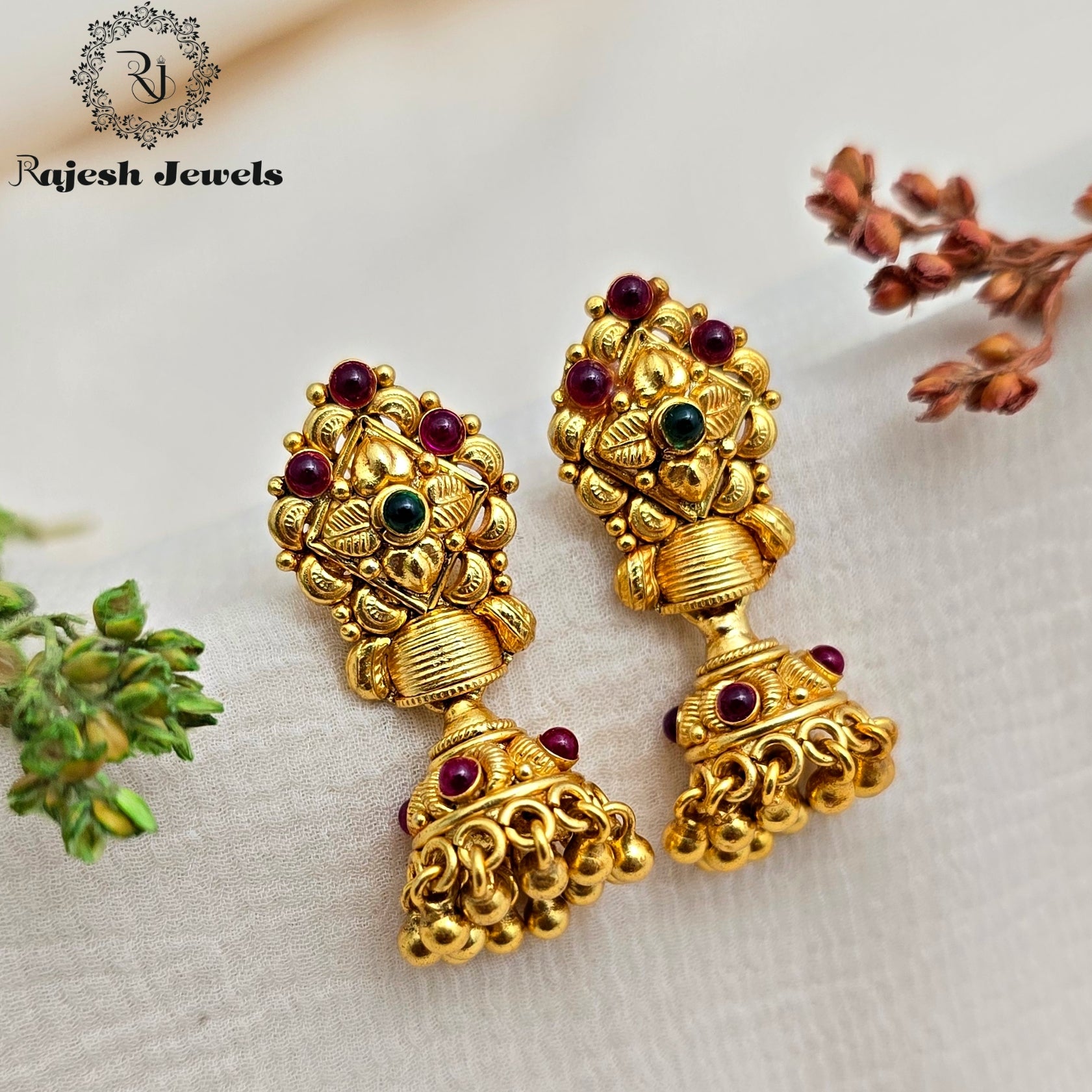 Glorified Silver Gold Plated Jumka