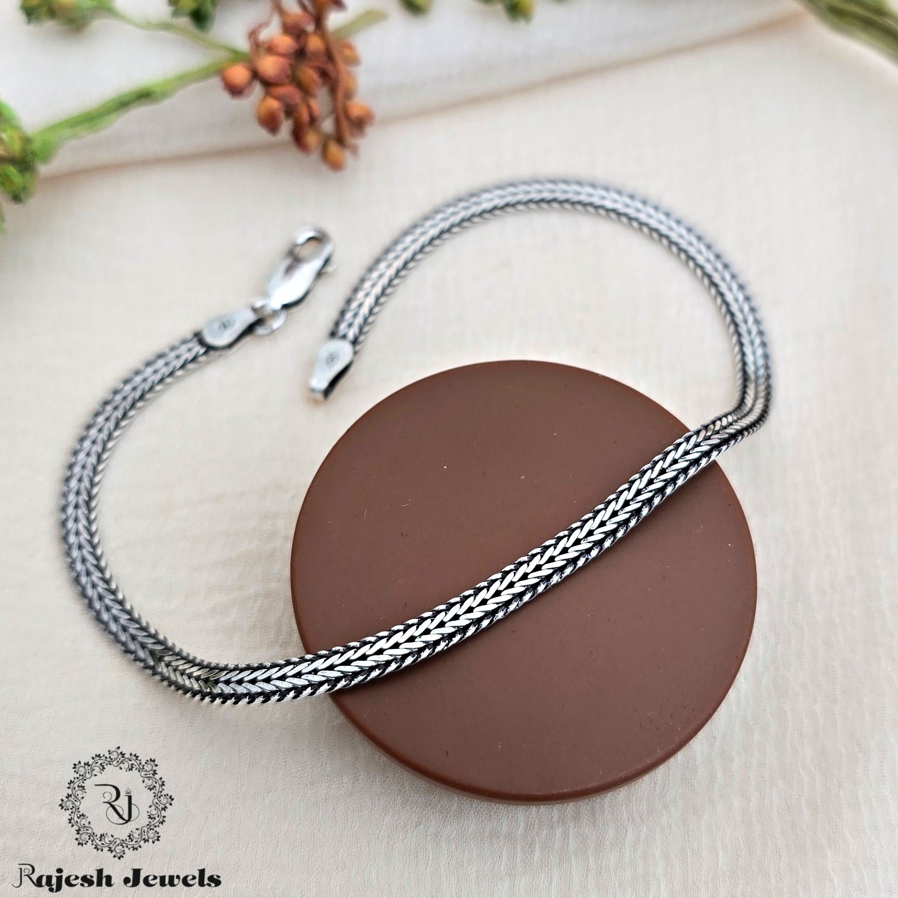Vibrant Oxidised Men's Bracelet