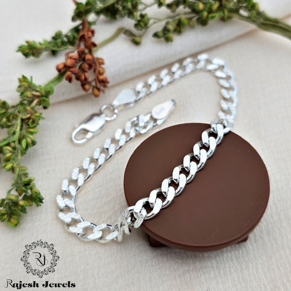 Cuban Sterling Silver Men's Bracelet