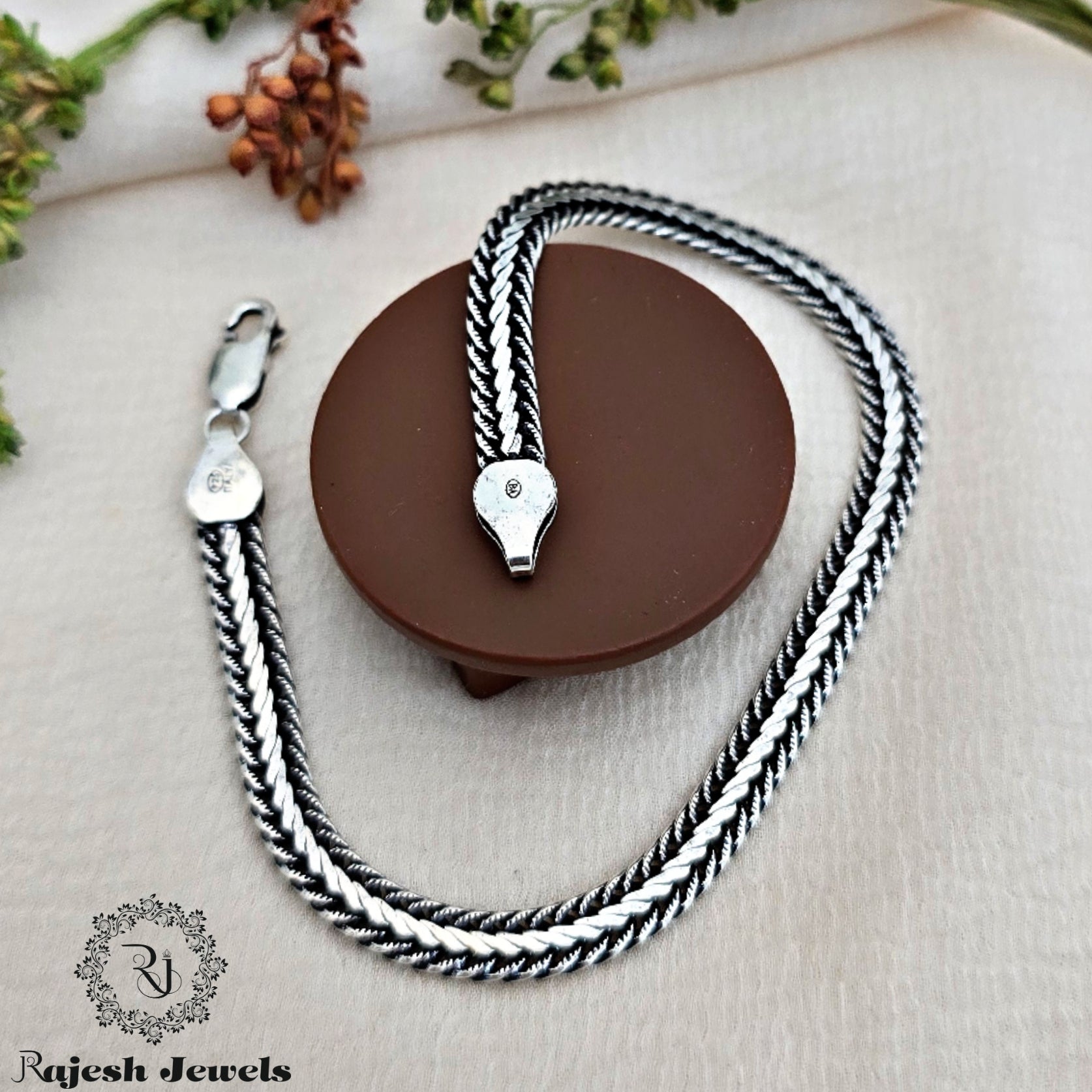 Fabulous Oxidised Men's Bracelet