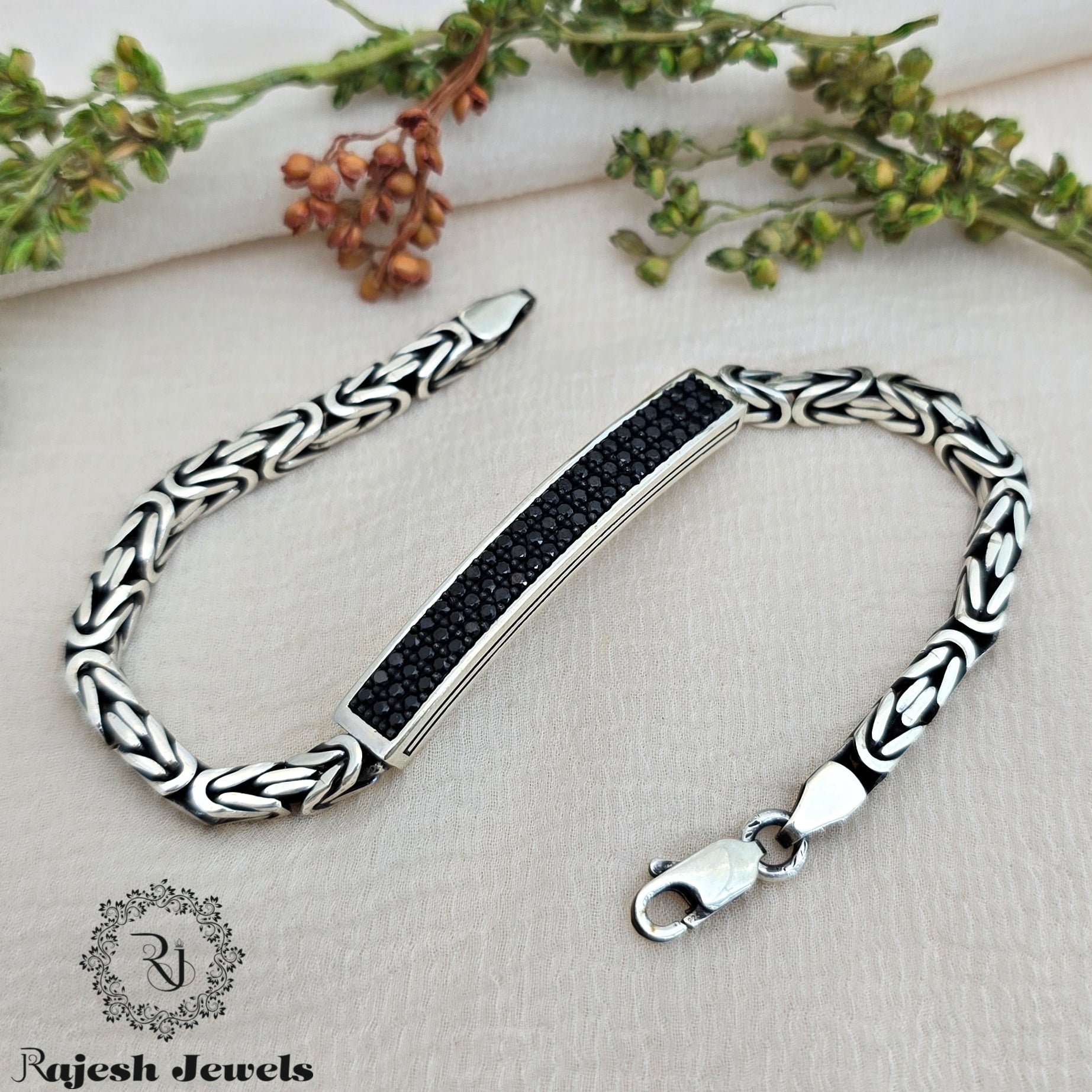 Timeless Oxidised Men's Bracelet