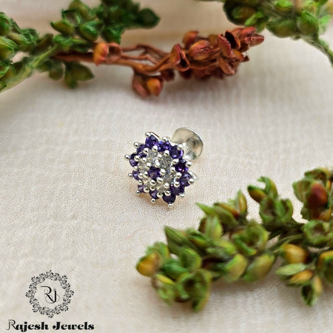 Lavender South Screw Nosepin