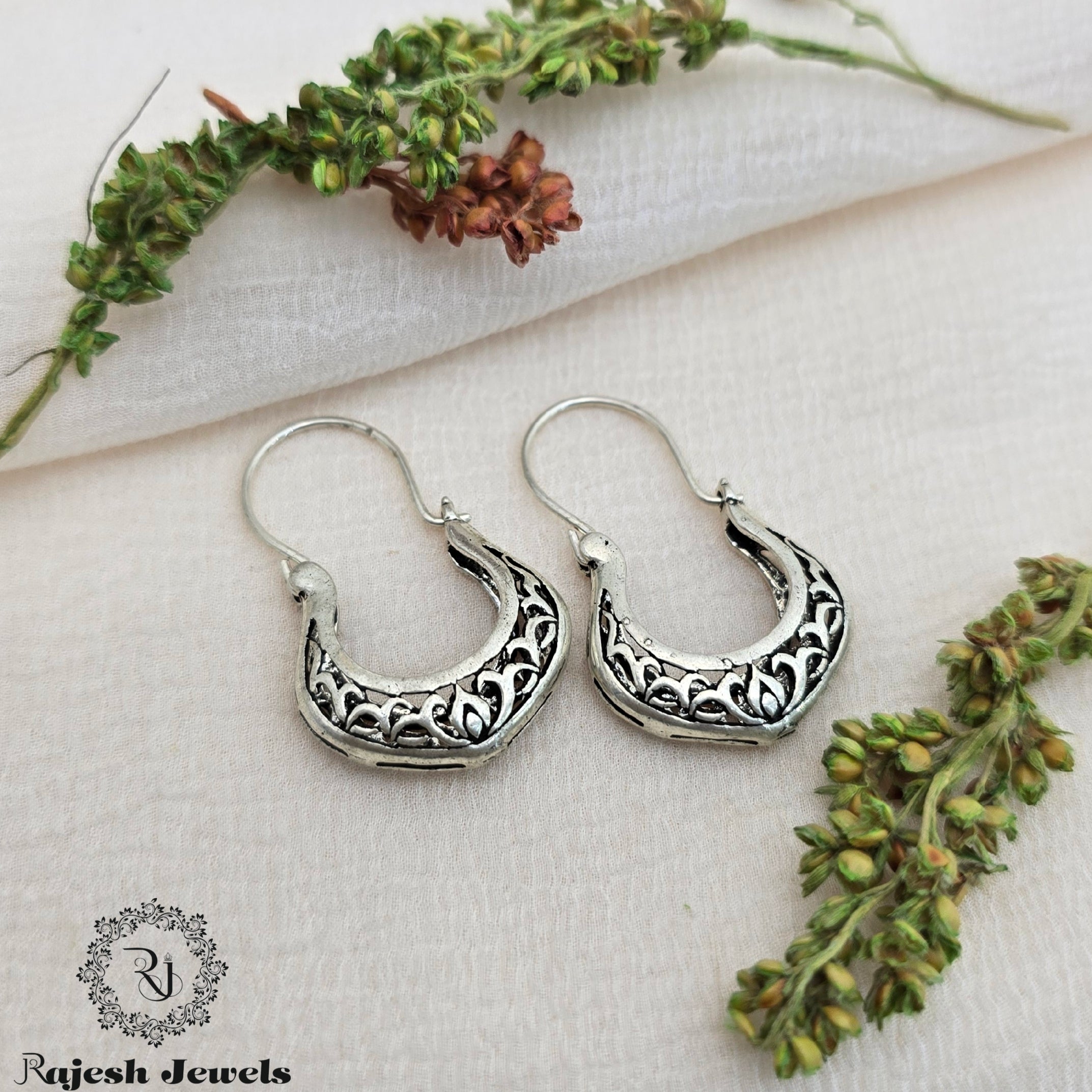 Kashmiri Filigree Bali Earrings