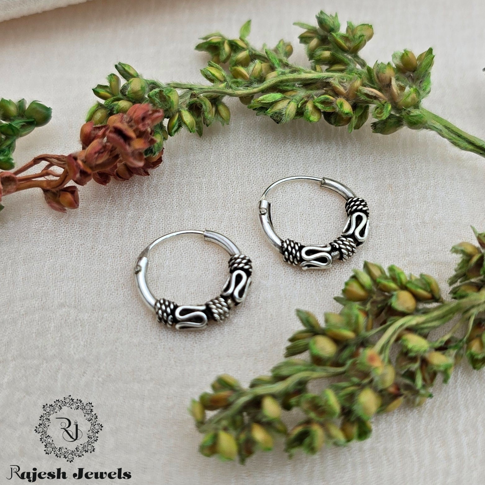 Fabulous Minimalistic Oxidised Bali Earrings