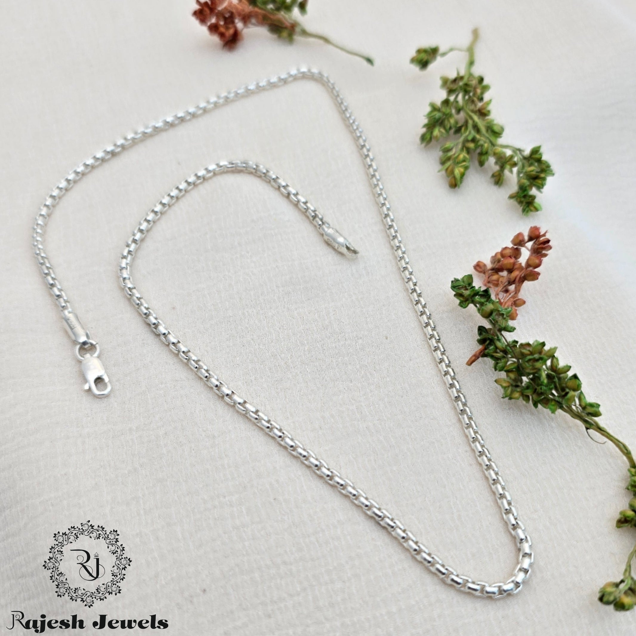 Wonderful Linked Sterling Silver Neckchain