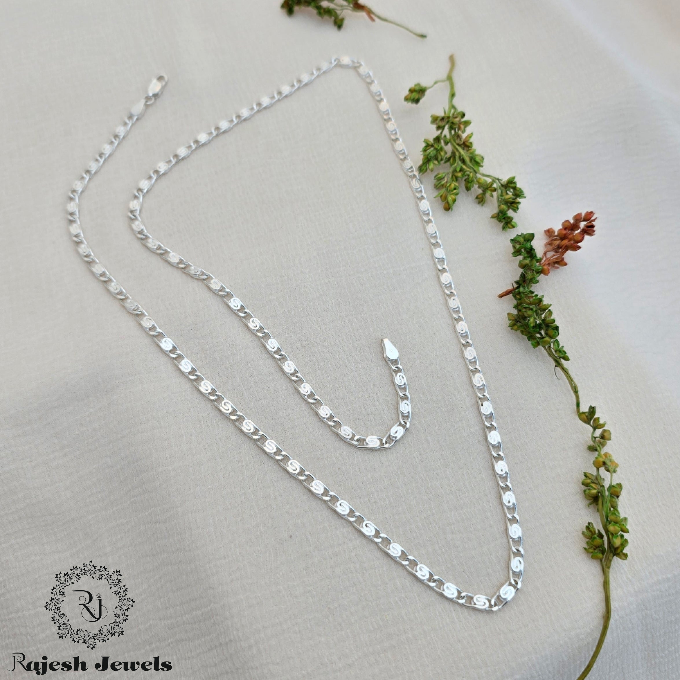 Interlinked Sterling Silver Neckchain