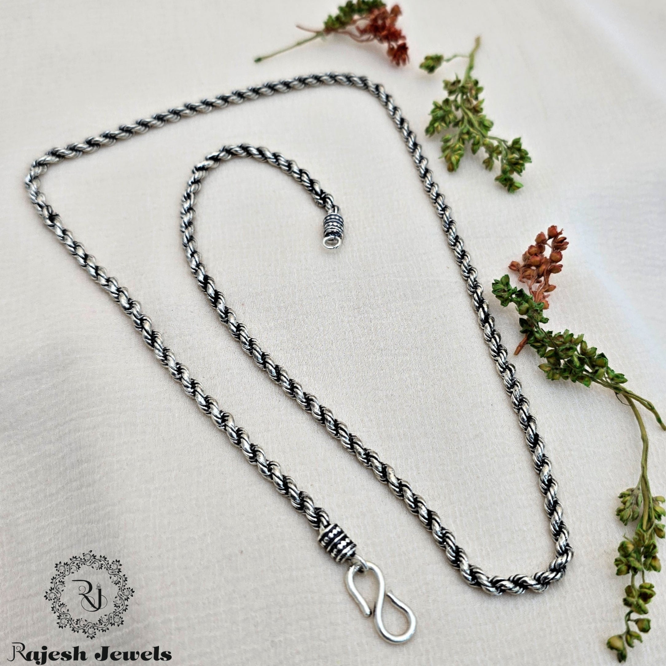 Antique Finish Rope Design Neckchain
