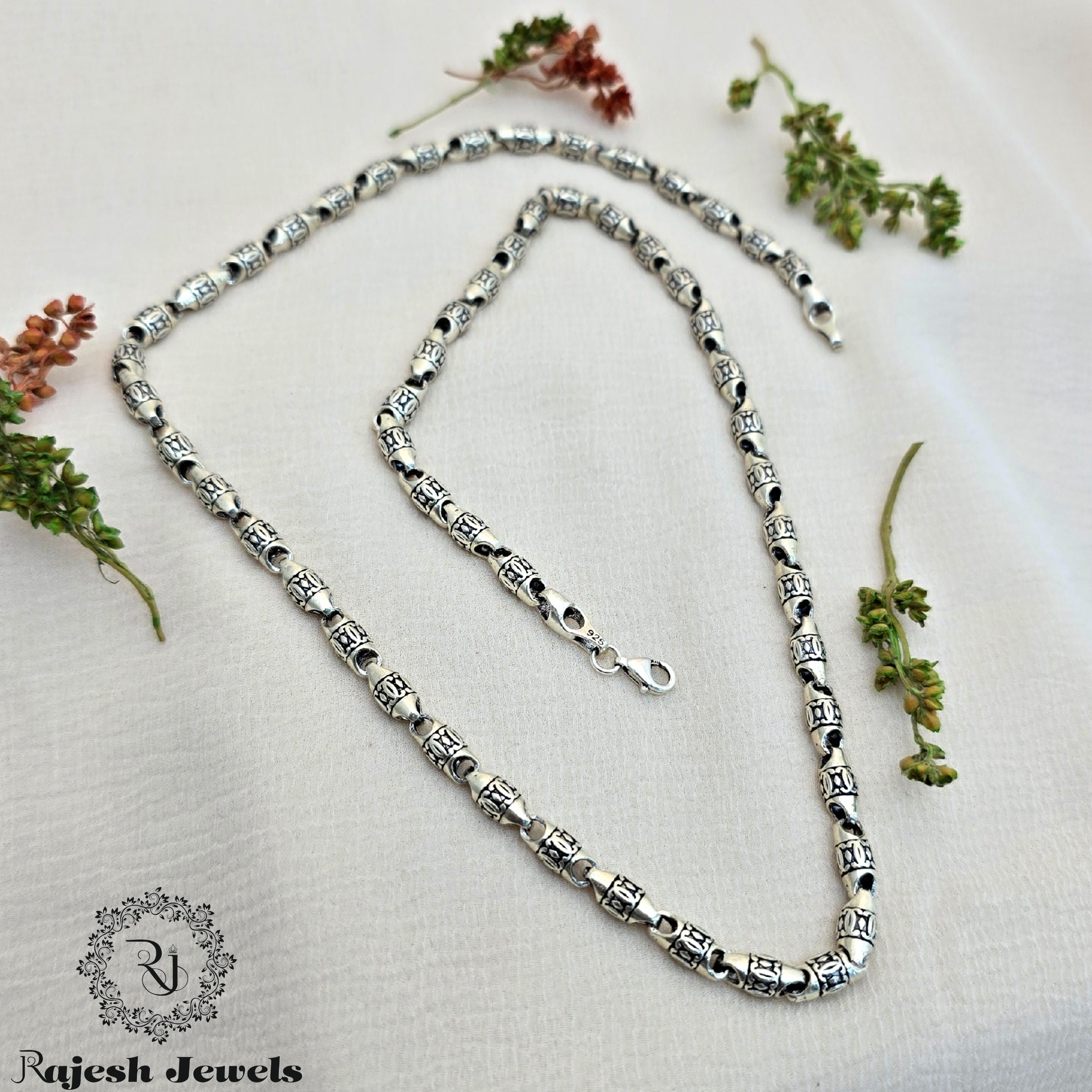 Charming Oxidised Men's Neckchain