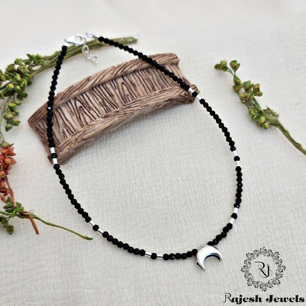 Cresent Blackbead Single Nazariya Anklet