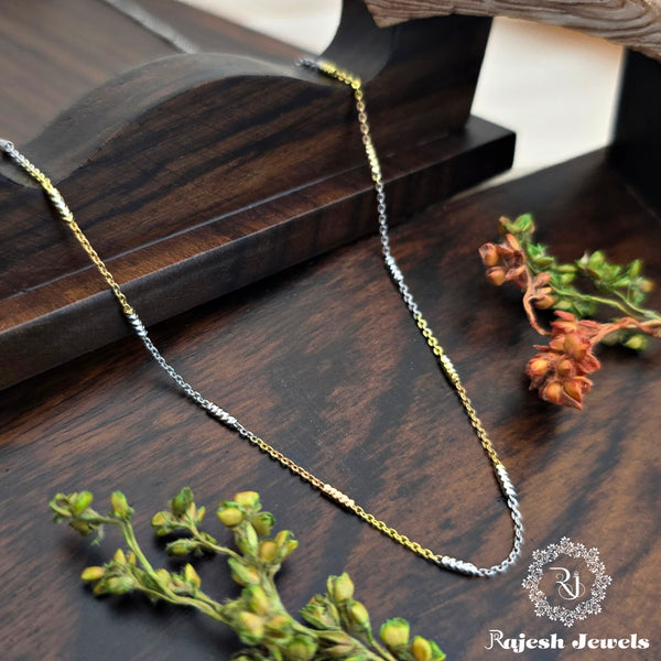 Delicate Tricolour Sleek Neckchain