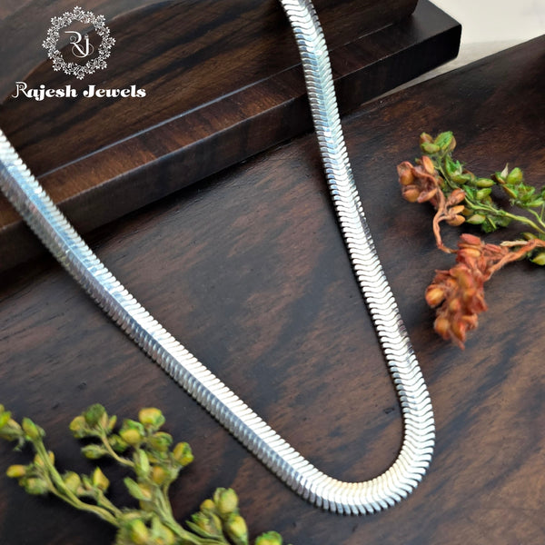 Flat Snake Sterling Silver Neckchain