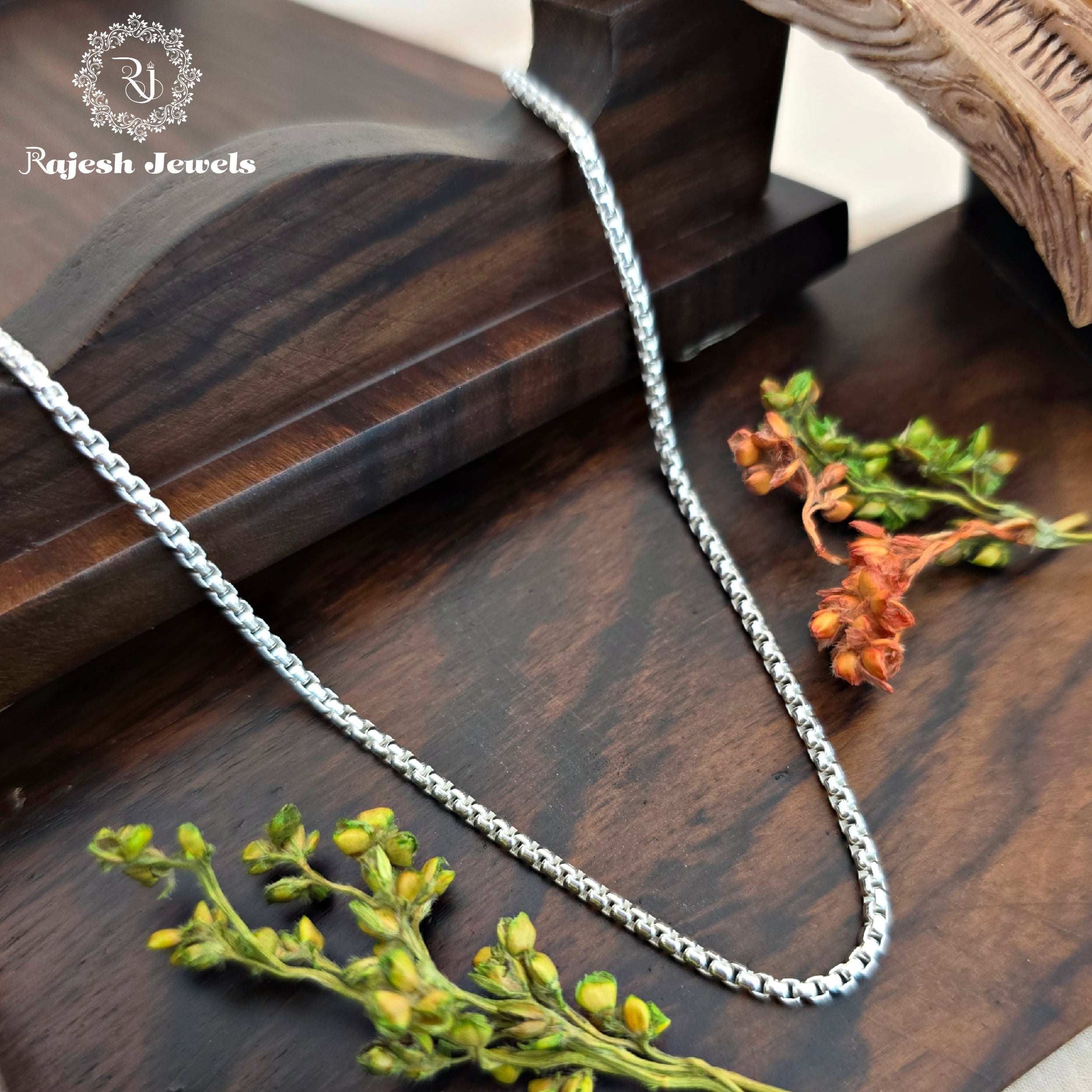 Wonderful Sterling Silver Round Neckchain