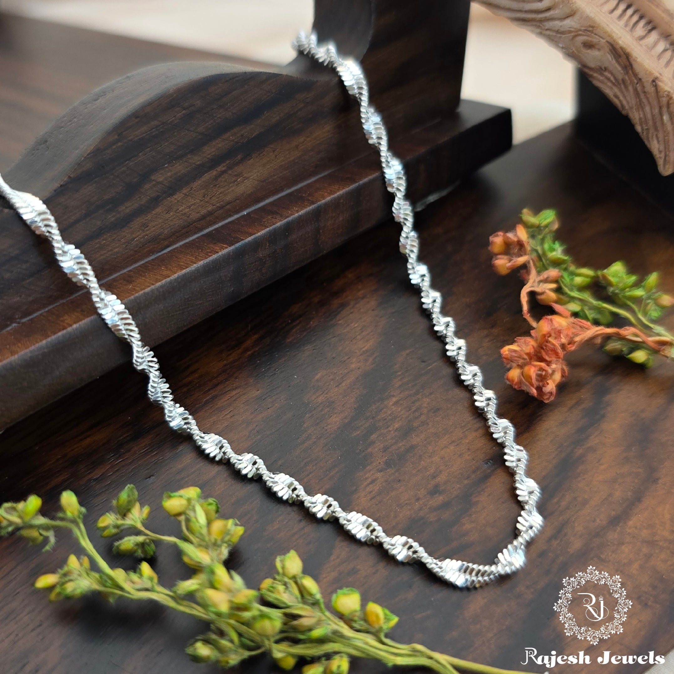 Disco Sterling Silver Neckchain