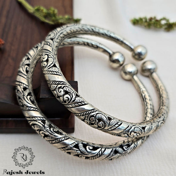 Handcrafted Nakshi Oxidised Ankle Kada
