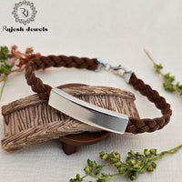 Charming Silicon Silver Bracelet