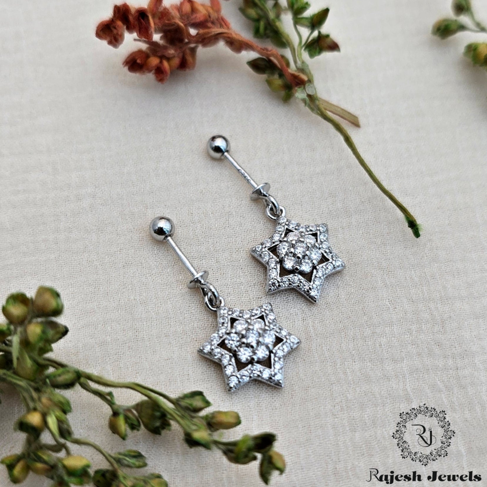 Charming Star Cz Bugadi Earrings