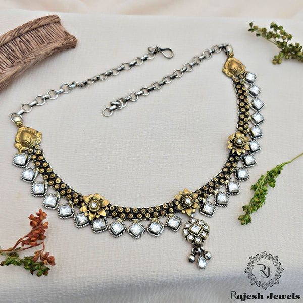 Outstanding Dual Tone Necklace