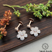 Vibrant Rosegold South Screw Earrings