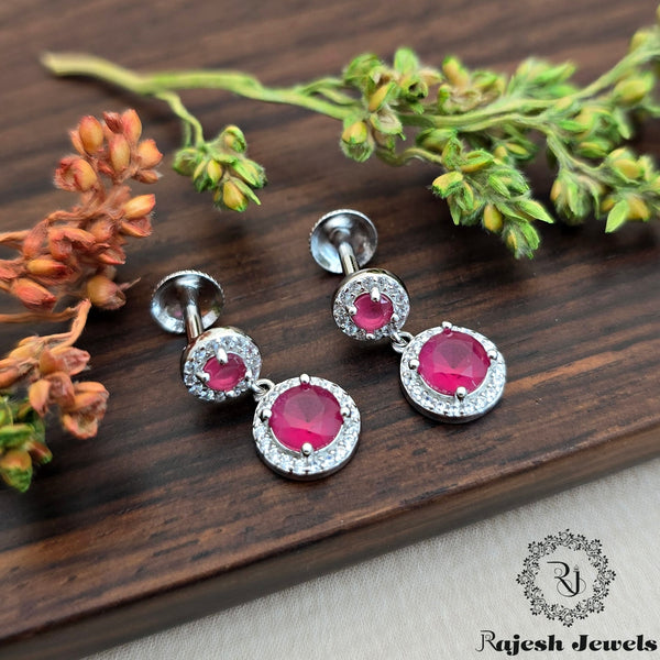 Eye Catchy Cz South Screw Earrings