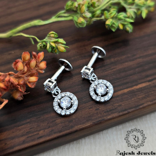 Exceptional South Screw Cz Earrings
