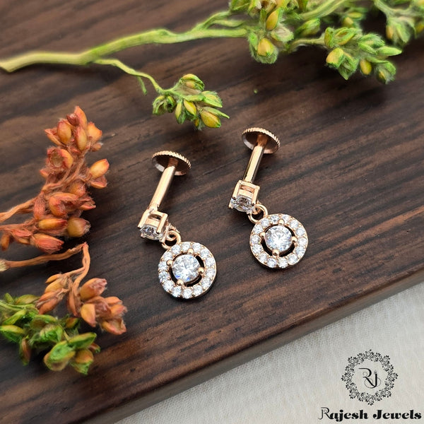 Minimalistic Solitaire Drop Cz South Screw Studs