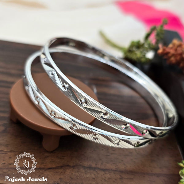 Glittering Laser Engraving Plain 2.8 Size Bangles