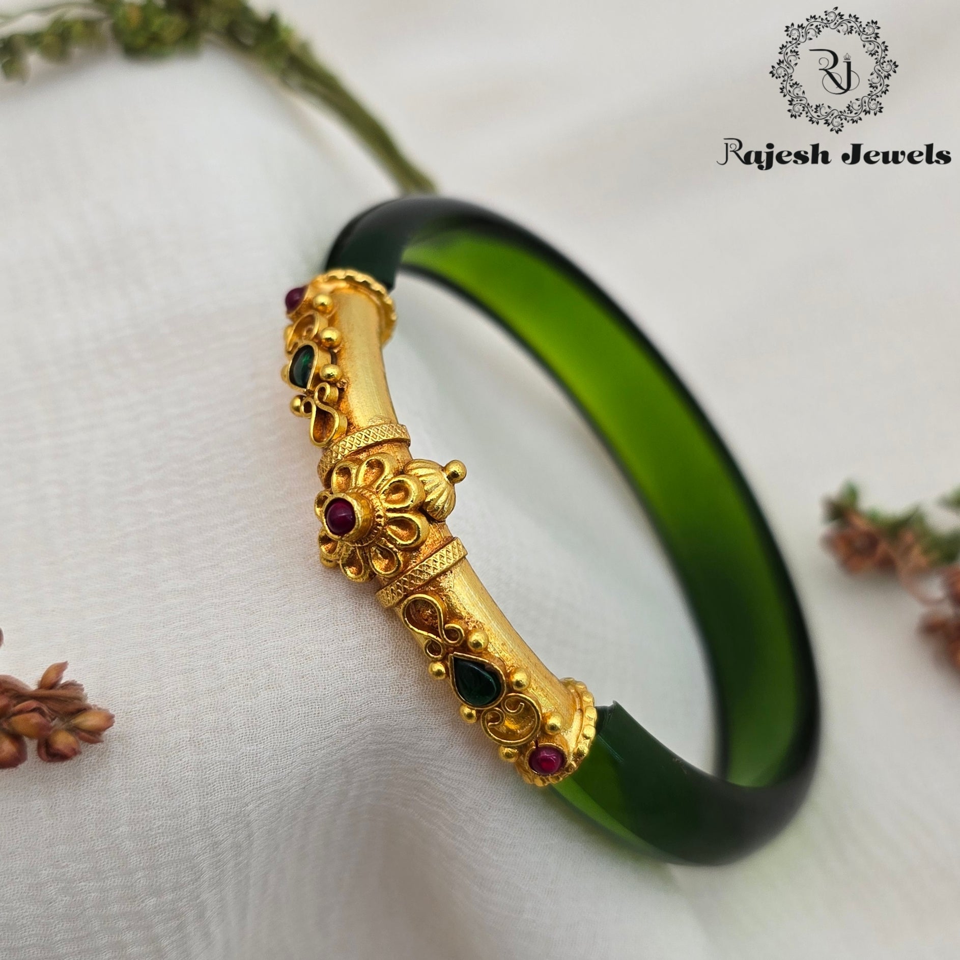 Charming Silver Gold Plated Bangle