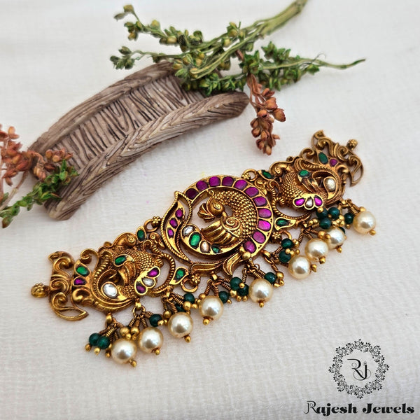 Intricated Peacok Kundan Choker Neckpiece