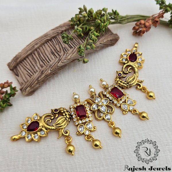 Sparkling Silver Gold Plated Choker Neckpiece
