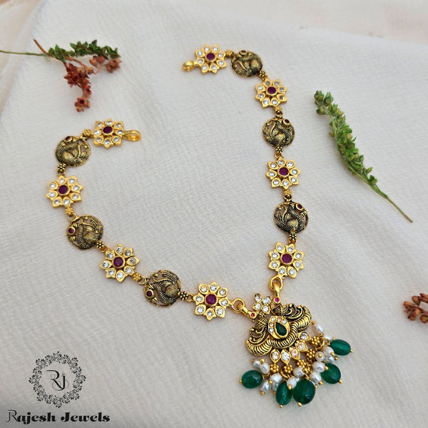 Appealing Peacock Gold Plated  Necklace