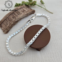 Opulent Sterling Silver Men's Bracelet