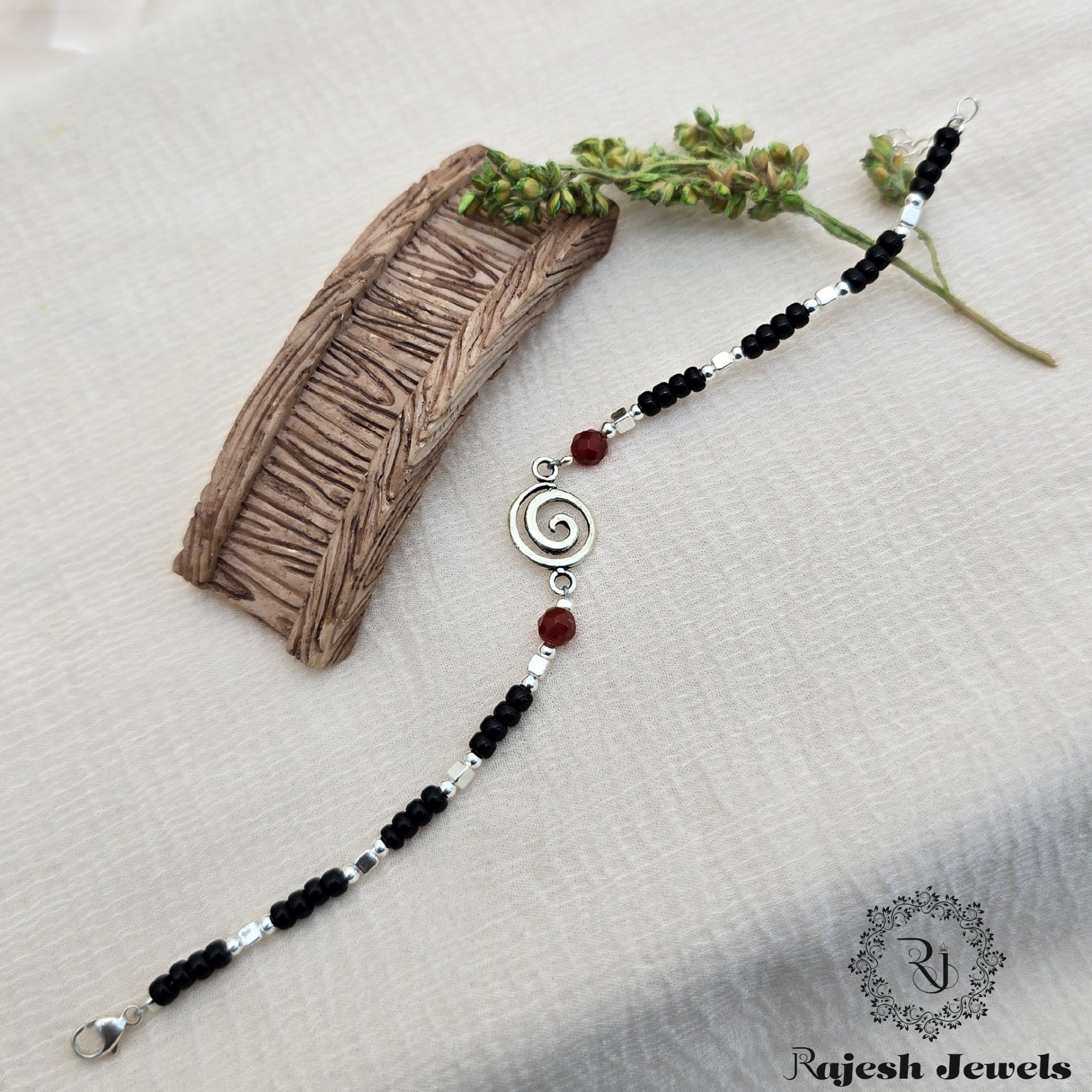 Karimani Beads Sterling Silver Ladies Bracelet