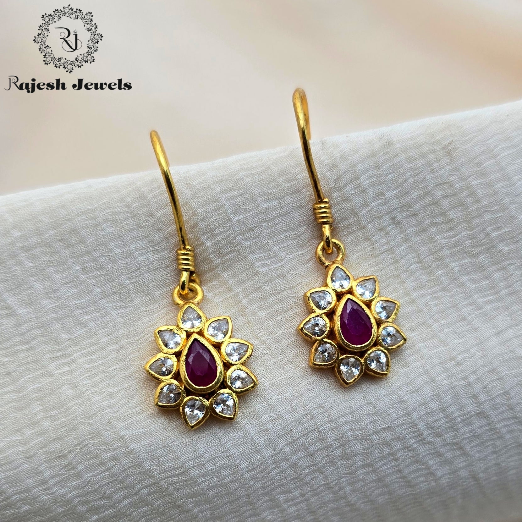 Charming Cz Silver Gold Plated Hangings