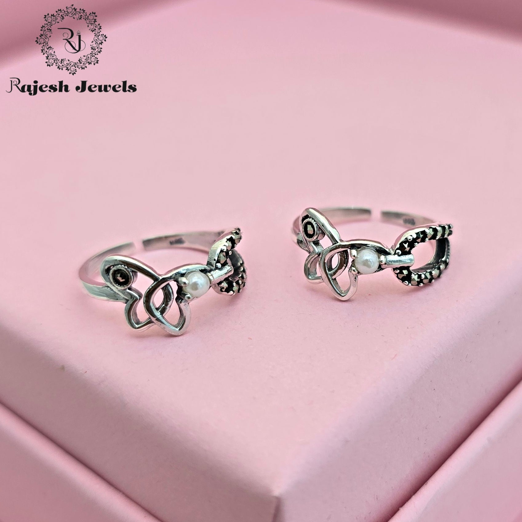 Butterfly Marcasite Toerings