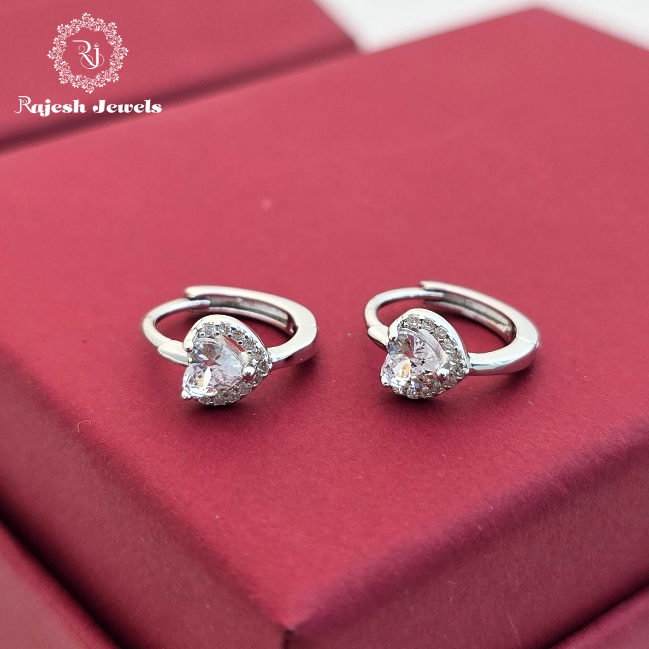 Wonderful Heart Hoop Bali Earrings