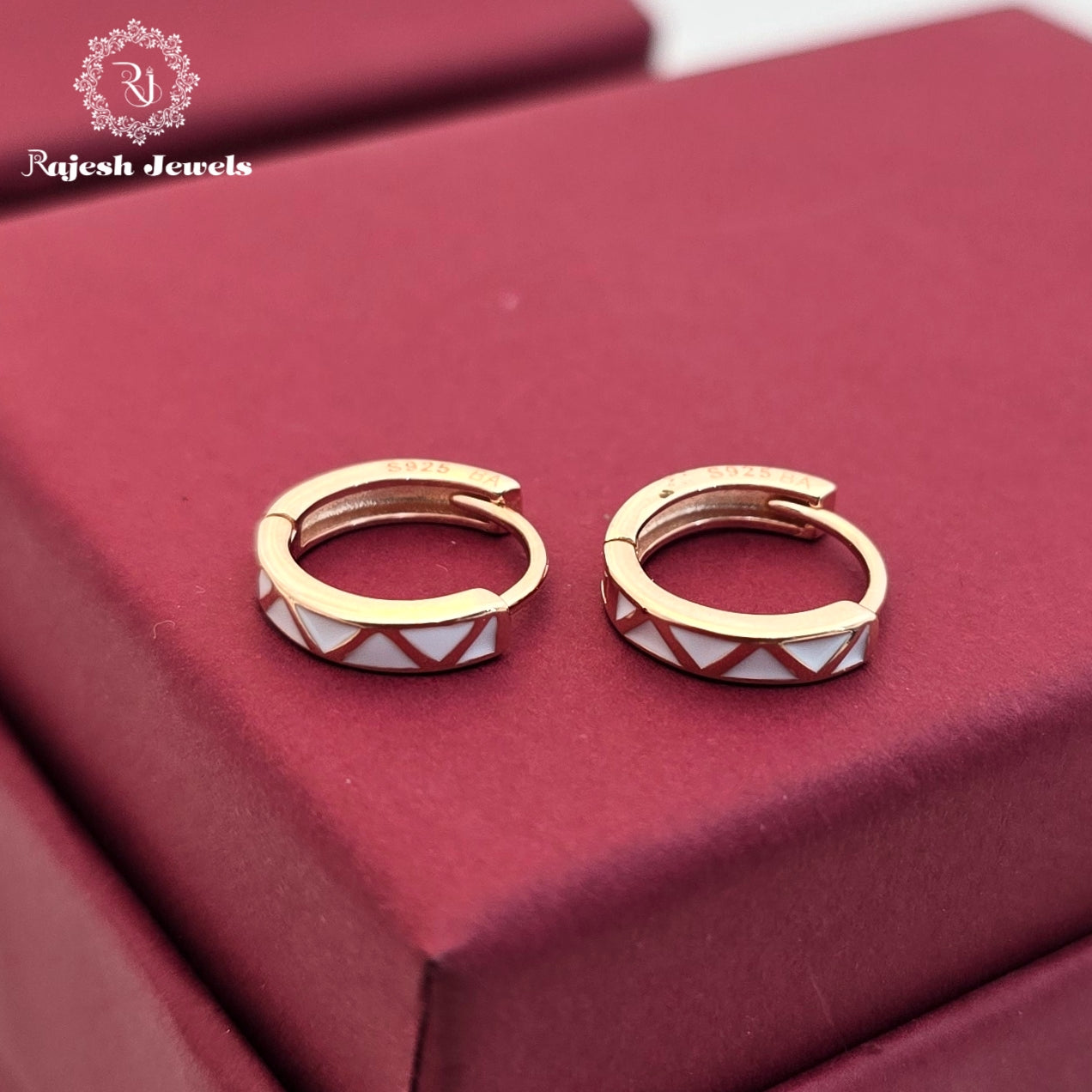 Sleek Rosegold Bali Earrings