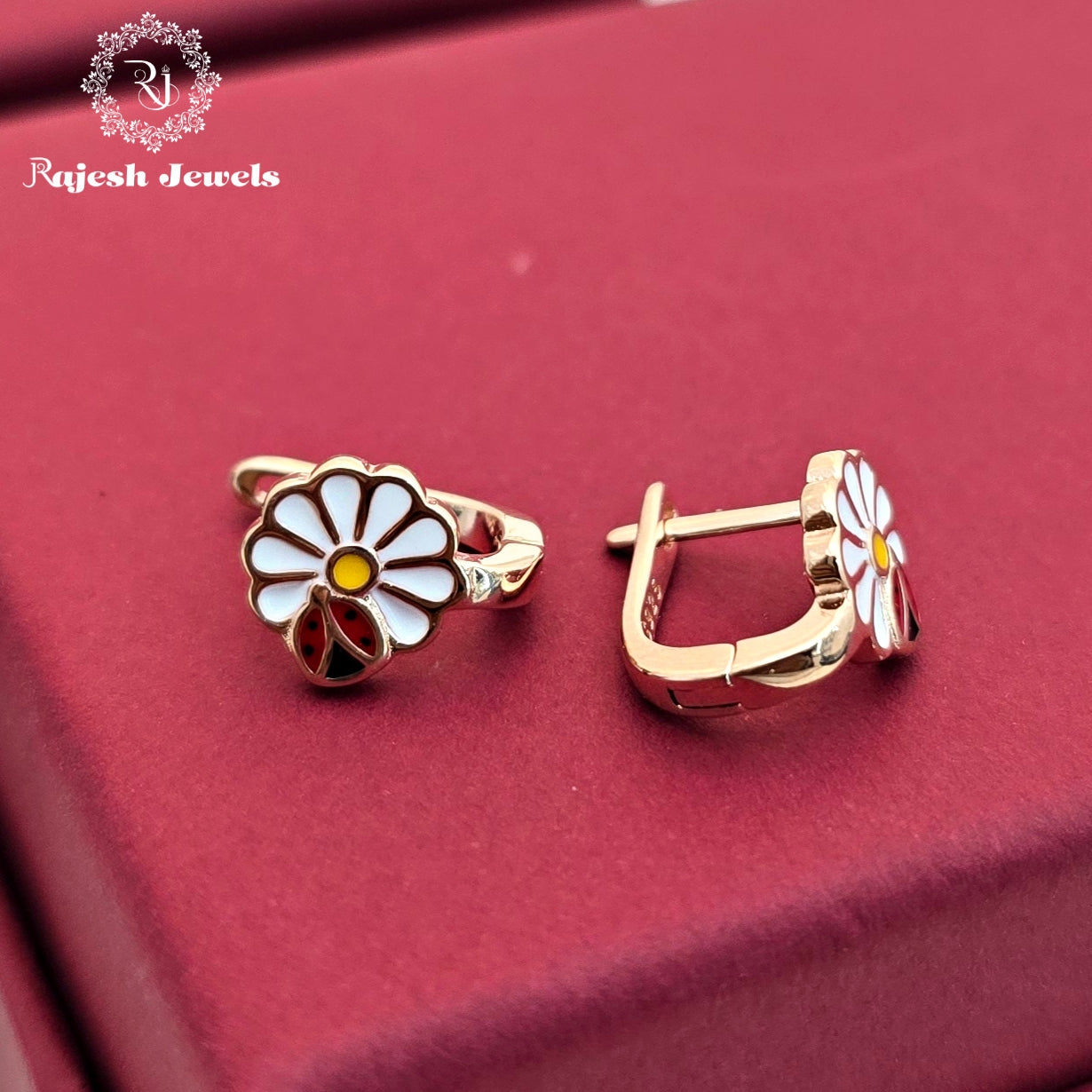 Daisy Rosegold Bali Earrings