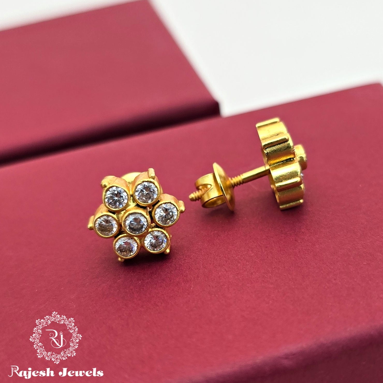 Savitri Silver Gold Plated Earrings