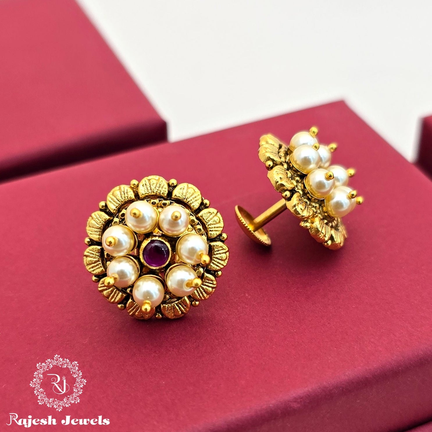Interesting Silver Gold Plated Earrings